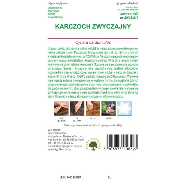 Karczoch Zwyczajny  1 g - obrazek 2