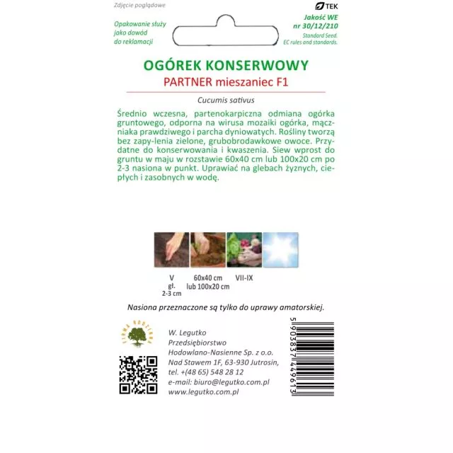 Ogórek konserwowy Partner