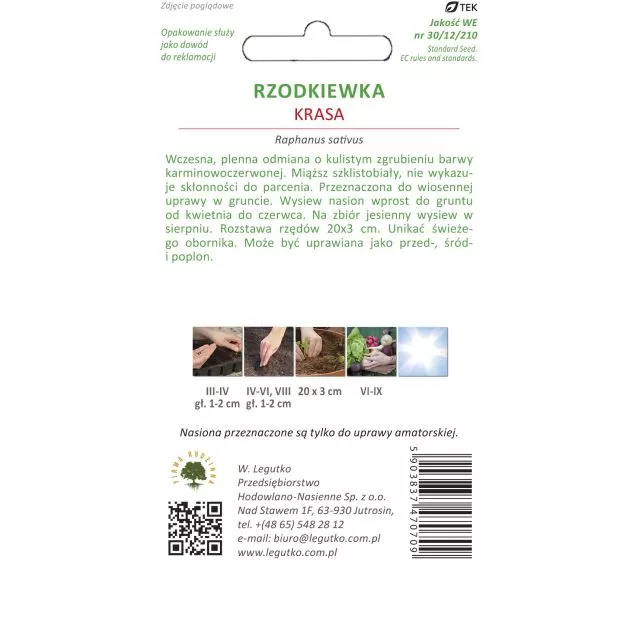Rzodkiewka Krasa 5 g - obrazek 2