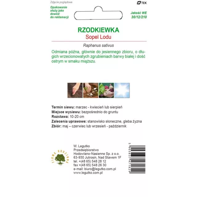 Rzodkiewka Sopel Lodu
