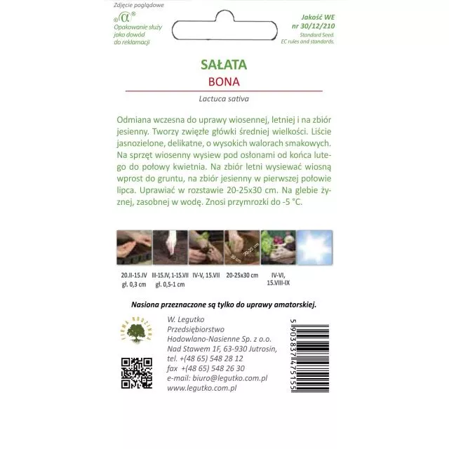 Sałata Bona 1 g - obrazek 2