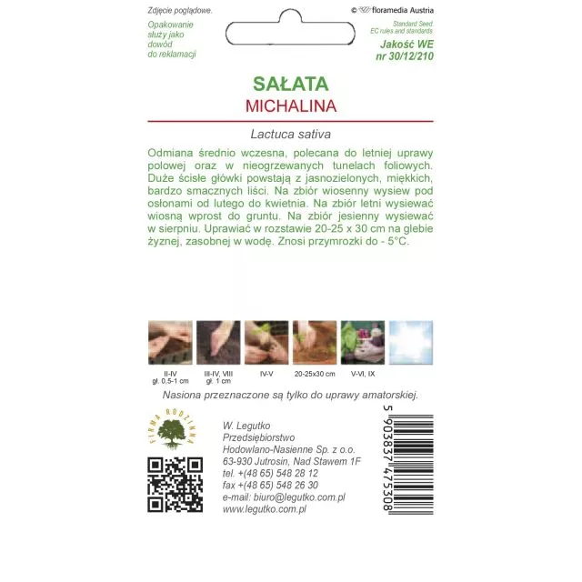 Sałata Michalina 1g - obrazek 2